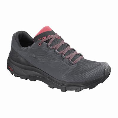 Női Salomon OUTLINE GORE-TEX Túracipő SA1284709 Sötét Kék/Fekete